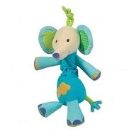 Brevi Soft Toys - Jucarie muzicala Elefantel, Multicolor