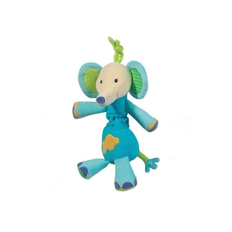 Brevi Soft Toys - Jucarie muzicala Elefantel, Multicolor