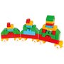 Jucarie Pilsan Cuburi de construit in cutie Jumbo Blocks 166 piese - 1