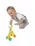 Jucarie push-go, Chicco, Girafa, Cu roti, Design colorate si atragator, Emite sunete la utilizare, 12-36 luni, 18 x 11 x 26 cm, Galben - 3
