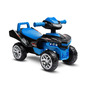 Vehicul de impins, Toyz, Mini Raptor, 2 in 1, Cu sunete si lumini, Cu spatiu pentru depozitare, 60 x 32 x 42 cm, Albastru - 3