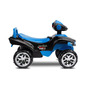 Vehicul de impins, Toyz, Mini Raptor, 2 in 1, Cu sunete si lumini, Cu spatiu pentru depozitare, 60 x 32 x 42 cm, Albastru - 6