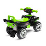 Vehicul de impins, Toyz, Mini Raptor, 2 in 1,Cu sunete si lumini, Cu spatiu pentru depozitare, 60 x 32 x 42 cm, Verde - 5