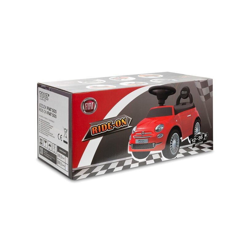 Toyz - jucarie ride-on fiat 500 alb