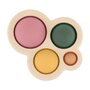 Jucarie senzoriala, Petite&Mars, Chill out, Din silicon, 11 cm, 6 luni+, Roz - 2