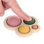 Jucarie senzoriala, Petite&Mars, Chill out, Din silicon, 11 cm, 6 luni+, Roz - 1