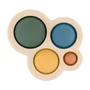 Jucarie senzoriala, Petite&Mars, Chill out, Din silicon, 11 cm, 6 luni+, Verde - 2