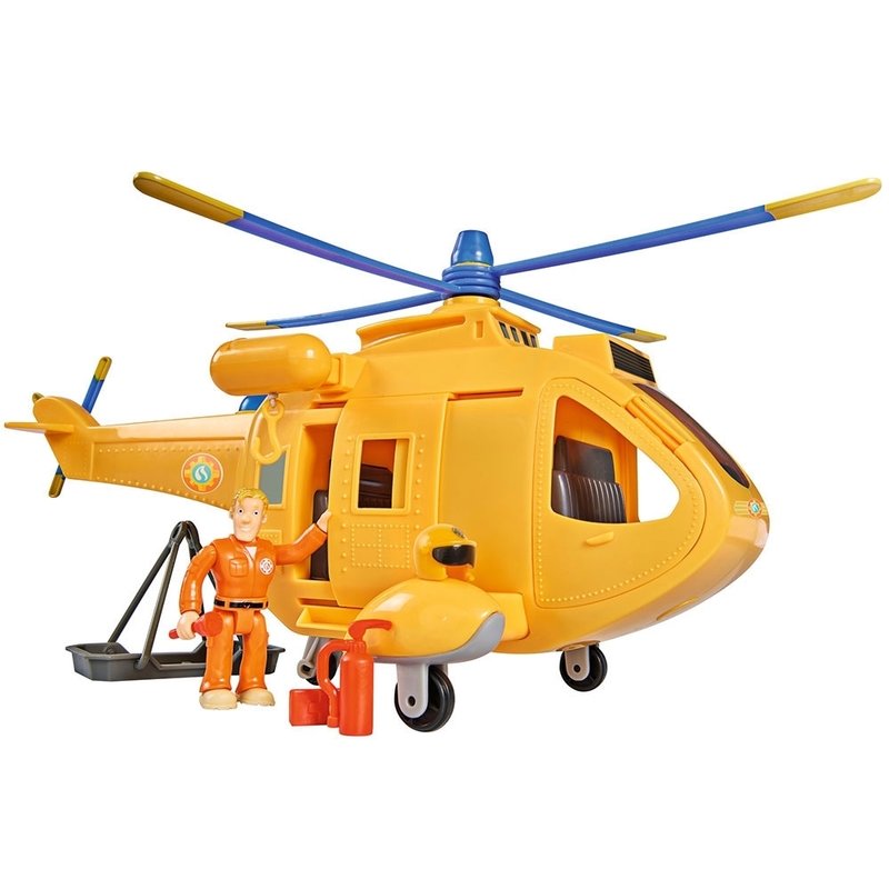 Simba - jucarie elicopter fireman sam wallaby 2 cu figurine si accesorii