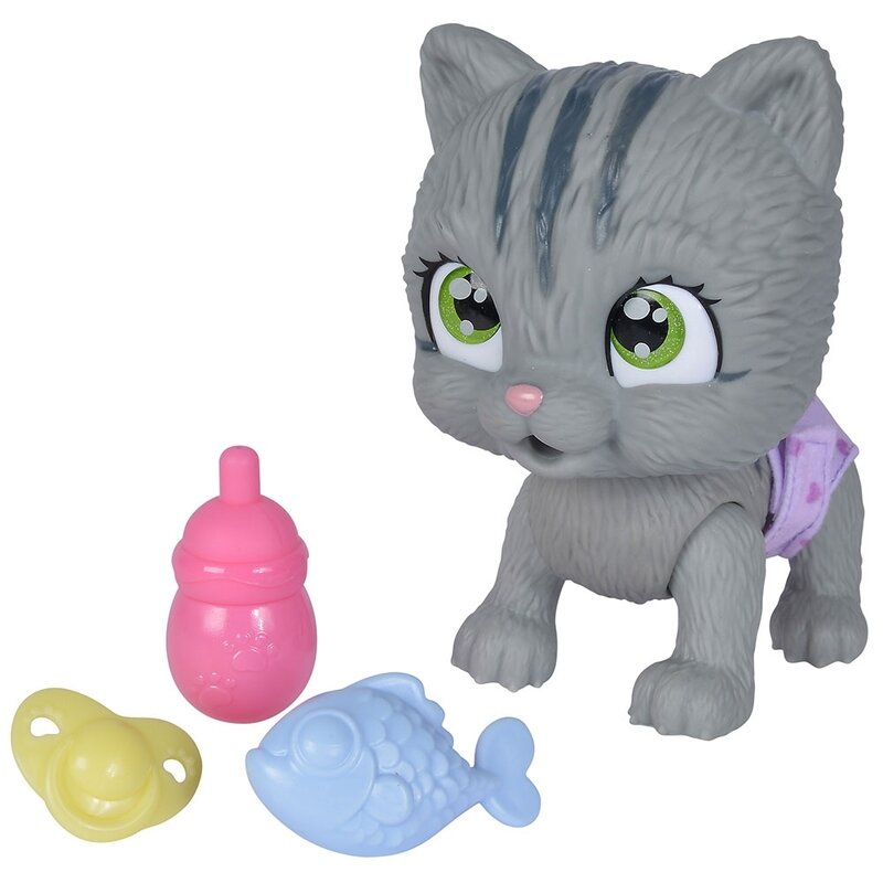 Simba - jucarie interactiva pisica cu accesorii pamper petz