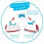 Balansoar si antepremergator, Chillafish, Trackie 3 in 1, De calarit, 2.4 Kg, De la 1 la 5 ani, Blue - 9