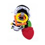 Jucarie zornaitoare, Balibazoo, Twister Toy, Cu jucarii de dentitie, Cu materiale si texturi diferite, 0 luni+, Multicolor - 5