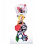 Jucarie zornaitoare, Balibazoo, Twister Toy, Cu jucarii de dentitie, Cu materiale si texturi diferite, 0 luni+, Multicolor - 6