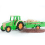 Jucarii Montessori Tractor cu remorca, Marc toys - 5