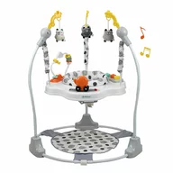 Jumper interactiv, Bebe Stars, Pliabil, Cu scaun rotativ 360 grade, Reglabil pe inaltime in 3 pozitii, Cu jucarii, Cu sunete, Include trambulina, Conform cu EN14036, EN71-1,2,3, EN IEC62115, Pana la 12 kg, 6 luni+, Panda
