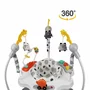 Jumper interactiv, Bebe Stars, Pliabil, Cu scaun rotativ 360 grade, Reglabil pe inaltime in 3 pozitii, Cu jucarii, Cu sunete, Include trambulina, Conform cu EN14036, EN71-1,2,3, EN IEC62115, Pana la 12 kg, 6 luni+, Panda - 3
