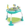 Jumper interactiv, Bright Starts, Playful Pond 2 in 1, Scaun rotativ 360, Inaltime reglabila in 3 pozitii, Cu sunete si lumini, Cu 7 jucarii, Cu trambulina detasabila, 88x88 cm, 12 luni+, Multicolor - 1