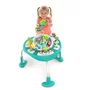 Jumper interactiv, Bright Starts, Playful Pond 2 in 1, Scaun rotativ 360, Inaltime reglabila in 3 pozitii, Cu sunete si lumini, Cu 7 jucarii, Cu trambulina detasabila, 88x88 cm, 12 luni+, Multicolor - 4