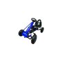 Kart cu pedale Gokart, 3-6 Ani, roti pneumatice din cauciuc, frana de mana, G3 R-Sport - Albastru - 1