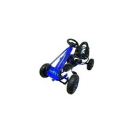 R-Sport - Kart cu pedale Gokart, 3-6 Ani, roti pneumatice din cauciuc, frana de mana, G3  - Albastru