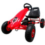 Kart cu pedale Gokart, 3-7 ani, roti gonflabile, G4 R-Sport - Rosu - 3
