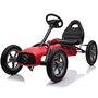 Kidscare - Kart cu pedale si roti gonflabile Corssa Rosu  - 1