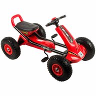 KidsCare - Kart cu pedale si roti gonflabile Driver Kidscare Rosu