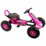 KidsCare - Kart cu pedale si roti gonflabile Driver Kidscare Roz - 1