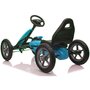 Kidscare - Kart cu pedale si roti gonflabile Karera Albastru  - 1