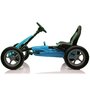 Kidscare - Kart cu pedale si roti gonflabile Karera Albastru  - 2
