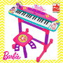 Keyboard cu microfon si scaunel Barbie - 1