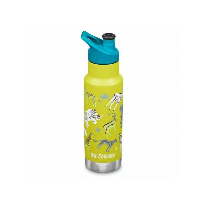 Kid Classic Narrow Safari - Termos din otel inoxidabil 355 ml cu capac sport - Klean Kanteen