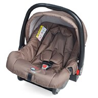 Kidscare - Scoica auto Nova  cu maner reglabil si parasolar, Maro