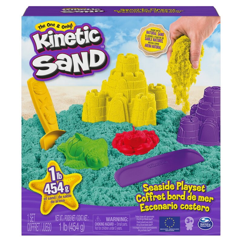Spin master - nisip kinetic marin , cu forme