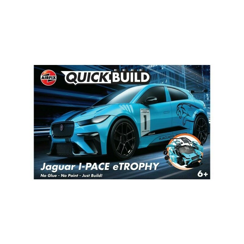 Airfix - set de constructie jaguar i-pace etrophy quick build