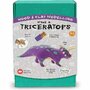Kit constructie lemn si argila - Triceratops Fiesta Crafts FCT-2957 - 1