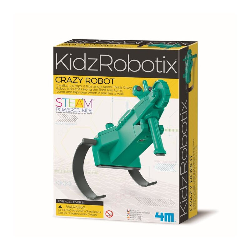 Kit constructie robot - Crazy Robot, Kidz Robotix