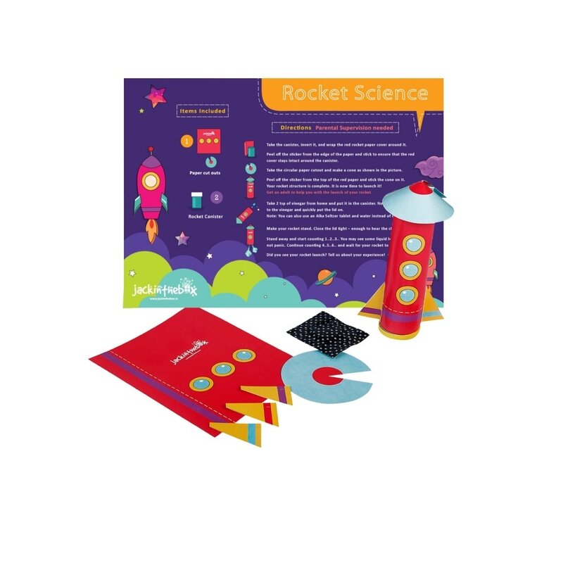 Jack in the box - set creativ exploratori in spatiu 3 in 1