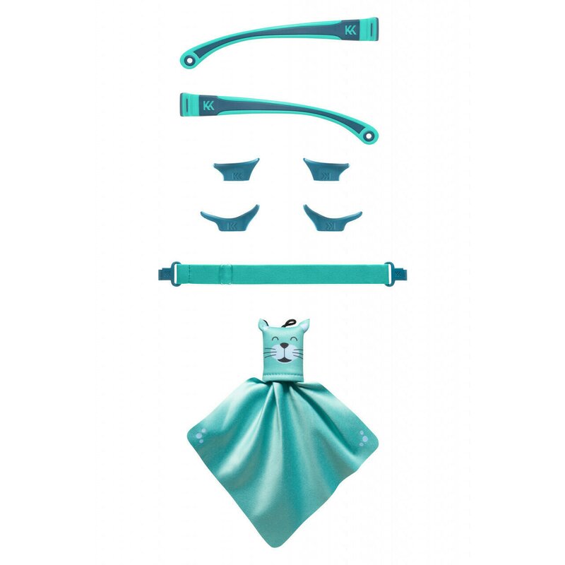 Kit accesorii pentru ochelari de soare MOKKI Click&Change, bleu