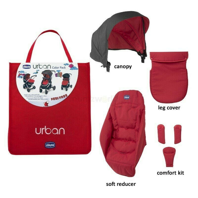 Chicco - kit husa carucior urban, redwave