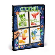 Simba - Pictura pe numere Cocktail-uri , Schipper , 5 tablouri, Multicolor