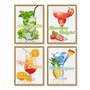 Simba - Pictura pe numere Cocktail-uri , Schipper , 5 tablouri, Multicolor - 4