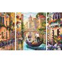 Simba - Pictura pe numere In Venetia pe canale , Schipper , 3 tablouri, Multicolor - 5