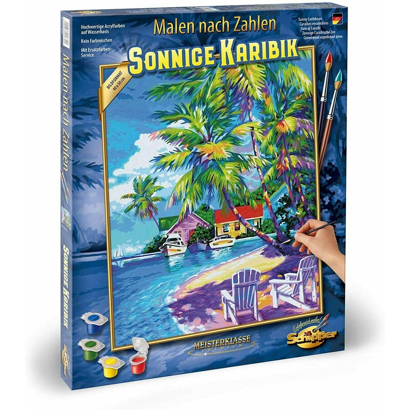 Simba - pictura pe numere insoritul caraibe , schipper