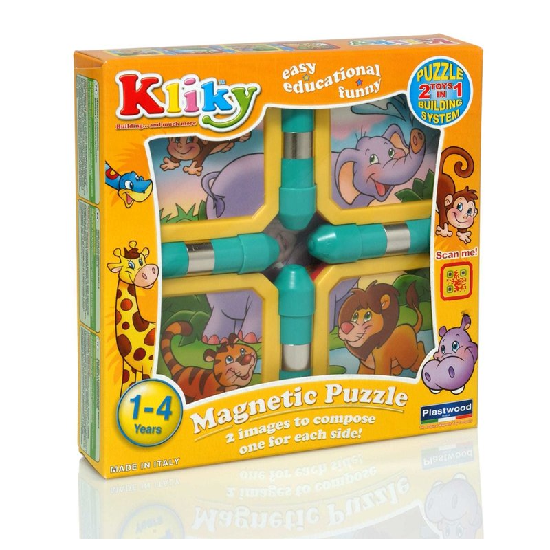 Supermag - Kliky - Puzzle magnetic Animale safari