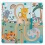 Labirint magnetic, Free2Play, Cu bile, Din lemn, Dezvolta abilitatile motorii, Stimuleaza concentrarea si rabdarea, 22,5x22x5 cm, 36 luni+, Multicolor - 2