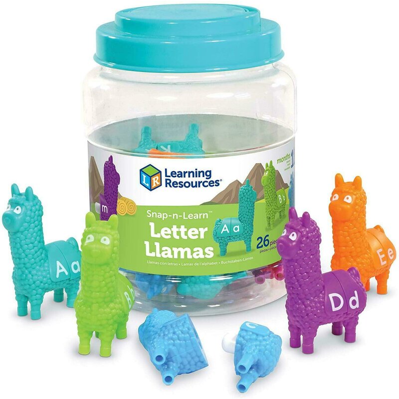Learning resources - set figurine lame cu litere