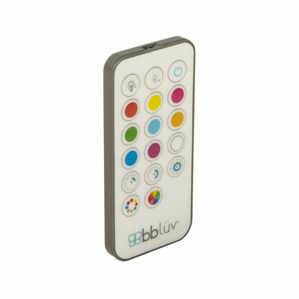 Lampa de veghe Bufnita, Hibu, Functionare pana la 10 ore, Cu telecomanda si cablu USB, Cu 9 culori diferite activate prin control Touch, Bbluv, White