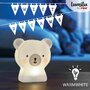 Lampa de veghe cu LED, cu oprire cronometrata, forma ursulet, alba, Lumilu Cute Friends Bear, Reer 52310 - 3