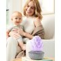 Lampa de veghe, Skip Hop, Succulent Glow, Senzor inteligent activat automat de plansul copilului, Functie de voce personalizata, 8 sunete și melodii, 7 culori statice, Spectacol luminos animat, Termometru, 0 luni+, Multicolor - 6