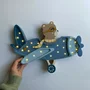 Little lights - Lampa  Aeroplan, Denim Blue - 1